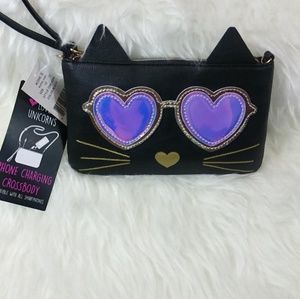 Phone Crossbody Charging Kitty Purse